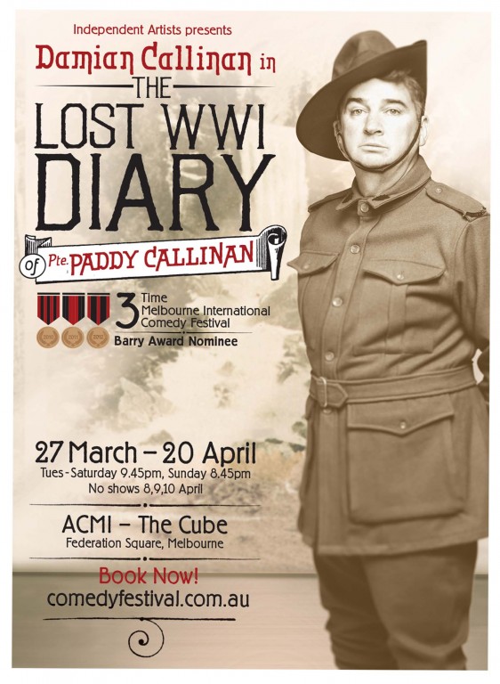 Damien Callinan Lost WWI Diary