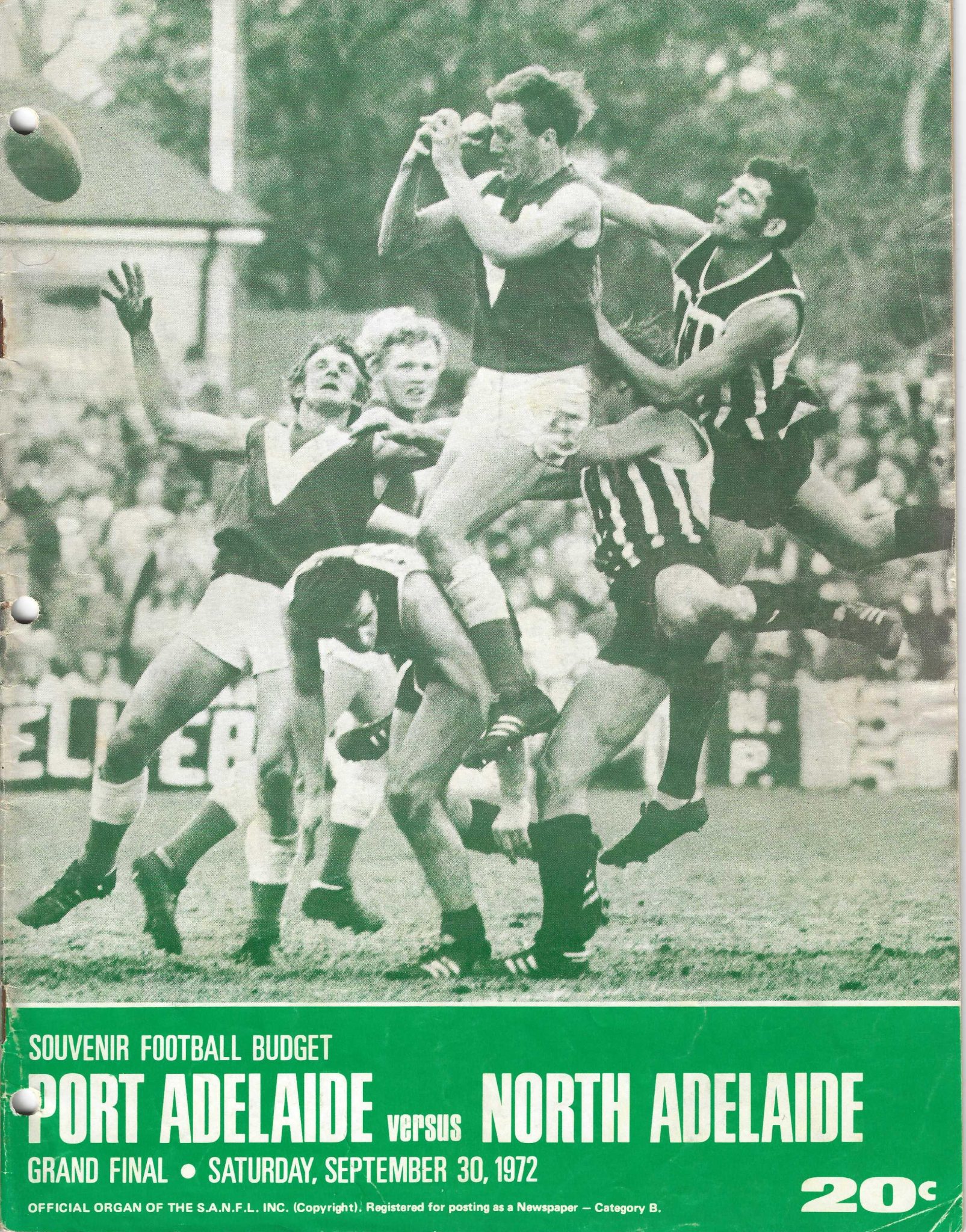 1972 SANFL Grand Final North Adelaide v Port Adelaide Same Again Thanks