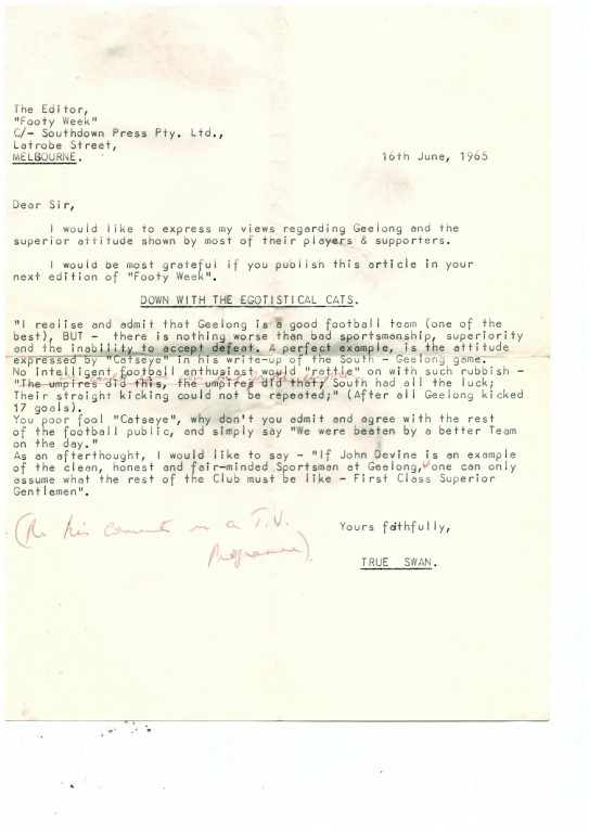 Jan Courtin Swans letter 1965 version2