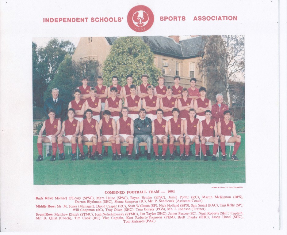 SA Independent Schools Combined 1991
